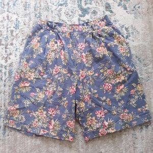 Vintage Size 12 Super High Waisted Pleated Shorts